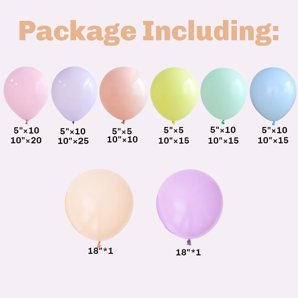 Daisy Pastel Balloon Garland Kit 157pcs Pastel Macaron Balloon Arch Kit with Flower Mylar Balloon for Boho Mothers Day Spring Daisy Floral Theme Two Groovy Party Decoration