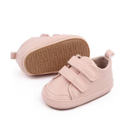 Baby Girls Boys Shoes Soft Anti-Slip Sole Newborn First Walkers High Top Canvas Denim Unisex Infant Sneaker
