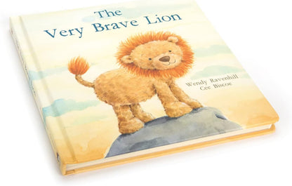 Jellycat The Very Brave Lion: A Baby Board Book Children's Book - Baby Gift