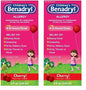 Benadryl Children's Dye-Free Allergy Relief Liquid + 12.5 mg Diphenhydramine HCl, Antihistamine Allergy Medicine for Kids Helps Relieve Runny Nose & Sneezing, Bubble Gum Flavor, 8 fl. oz