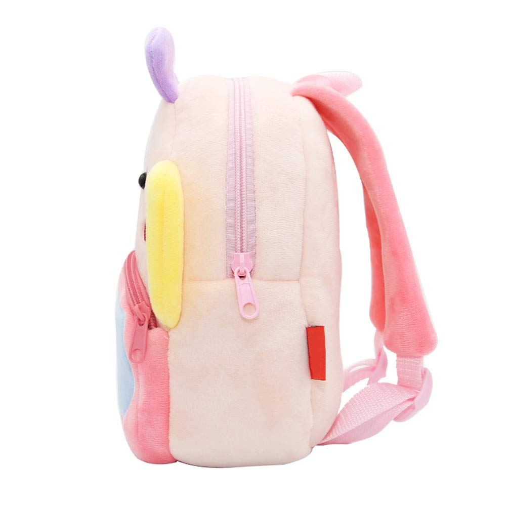 Toddler Backpack for Boys and Girls, Cute Soft Plush Animal Cartoon Mini Backpack Little For Kids 2-6 Years (Cows)