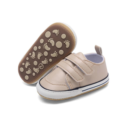 Clowora Baby Boys Girls Shoes Non-Slip Rubber Sole Sneakers Infant First Walking Toddler Crib Shoes Newborn Loafers Flats.