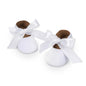 ohsofy Infant Baby Girls Mary Jane Flats Non-Slip Bowknot Princess Wedding Dress Shoes Toddler Crib Shoes