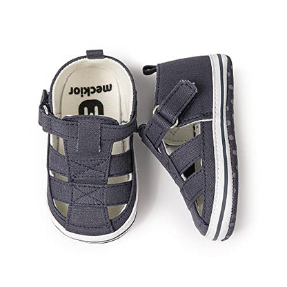 Miamooi Infant Baby Boys Girls Summer Beach Sandals Non Slip Soft Rubber Sole Toddler Outdoor Closed-Toe First Walker Shoes