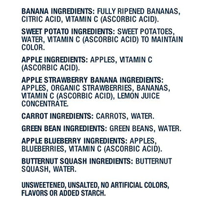 Gerber Stage 2 Baby Food, Super Blends Puree Tubs, No Added Colors or Flavors, Baby Puree, Variety 32-Pack