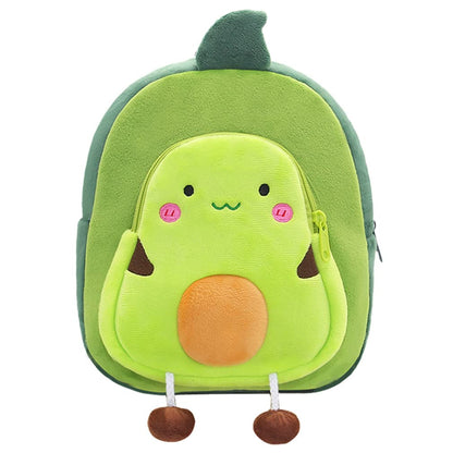 Toddler Backpack for Boys and Girls, Cute Soft Plush Animal Cartoon Mini Backpack Little For Kids 2-6 Years (Cows)