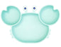 Silicone Suction Plate for Toddlers - Self Feeding Training Divided Plate Dish and Bowl for Baby and Toddler, Fits for Most Highchairs Trays, BPA Free Microwave Dishwasher Safe