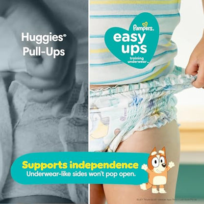 Pampers Training Pants - Easy Ups Girls & Boys - Size 5T-6T, 84 Count, Easy Pull Up & Down Design, My Little Pony Potty Underwear (Packaging May Vary)