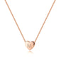 M MOOHAM Heart Initial Necklace Gifts for Girls Women, S925 Sterling Silver Tiny Letter Necklace Birthday Gift for Kids Teen Girl Jewelry
