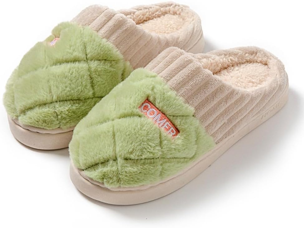 Geerta Fuzzy Hospital Slippers for Postpartum Cute Women Labor and Delivery Shoes with Non Slip Sole Warm Comfortable Memory Foam Kawaii Trendy Comfy Home Maternity Gift for Wife Pregnancy