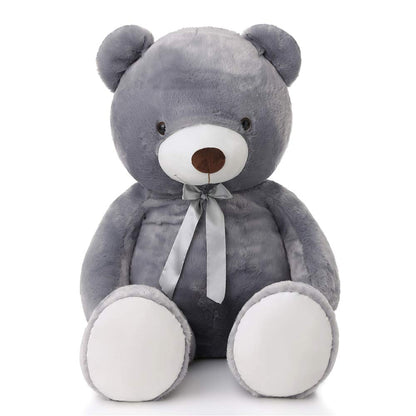 MaoGoLan Giant Big Teddy Bear 4 Feet 47 inch Life Size Tan Plush Bear Brown Stuffed Animal for Children Boyfriend