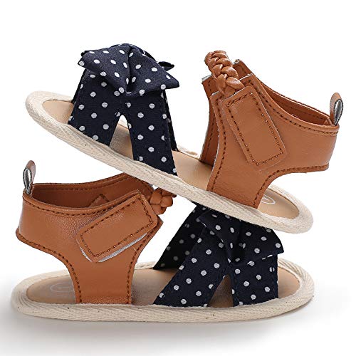 Baby Girl Sandals Summer Crib Shoes Bowknot Soft Sole Infant Girls Princess Dress Flats First Walker Shoes