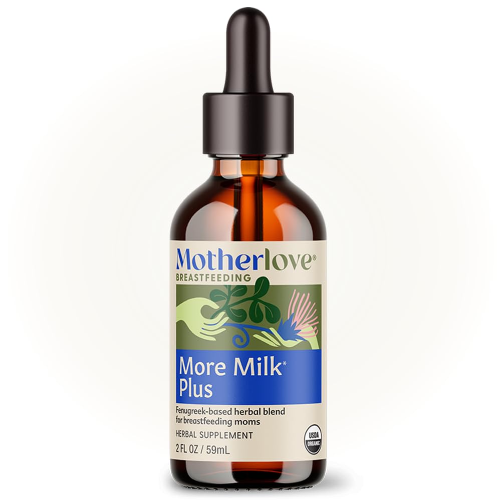 Motherlove More Milk Plus (60 Liquid caps 2 Pack) Fenugreek-Based Lactation Supplement to Support Breast Milk Supply—Non-GMO, Organic Herbs, Vegan, Kosher