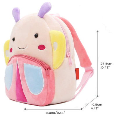 Toddler Backpack for Boys and Girls, Cute Soft Plush Animal Cartoon Mini Backpack Little For Kids 2-6 Years (Cows)