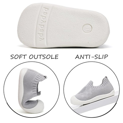 Baby Boys & Girls First Walking Shoes - Non-Slip, Breathable Infant Sneakers for 6-18 Months