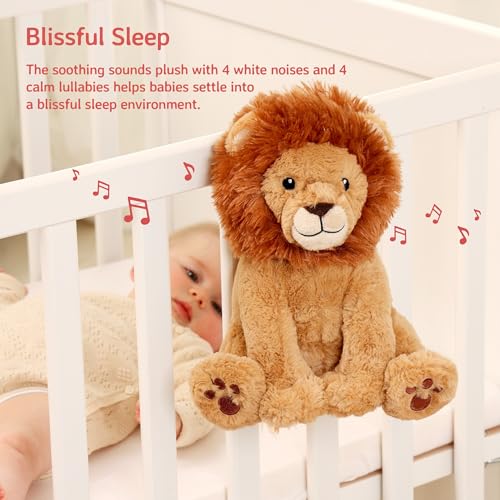 Cloud b Sound Machine with White Noise Soothing Sounds | Cuddly Stuffed Animal & Nomadic Nightlight | Record Parent Voice | Adjustable Settings & Auto-Shutoff | LoveLight™ Buddies - Drake The Dragon™