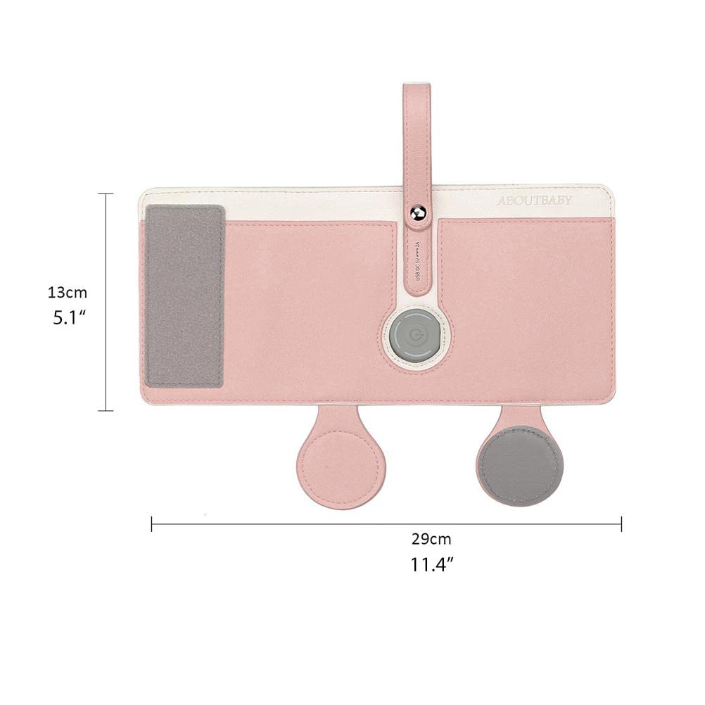 Bottle Warmer Bag 3 Temperature Adjustable Portable Baby Bottle Warmer for Connecting to Mobile Power