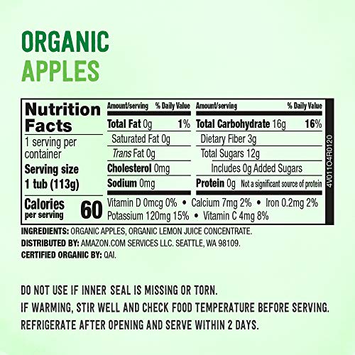 Amazon Brand - Mama Bear Organic Baby Food, Fruit Variety Pack, Apples, Apple Berry Blend, Bananas, Pears, vegetarian, 4 ounce (Pack of 12)