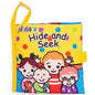 Baby Soft Cloth Books, Touch & Feel Crinkle Activity Interactive Book, Early Development Stroller Toys for Infants and Toddlers (Peek a Baby)