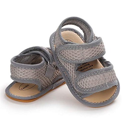 E-FAK Baby Boys Girls Summer Sandals Outdoor Beach Anti-Slip Rubber Soft Sole Newborn Toddler First Walker Shoes