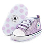 Unisex Baby Girls Boys Canvas High-top Shoes, Newborn Infant Anti-Slip Soft Sole Frist Walking Breathable Sneakers