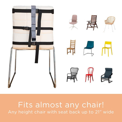 liuliuby Compact Travel High Chair | Portable High Chair for Baby | Baby Travel Essential Harness Seat | Must Haves for Vacations, Restaurants, Family Visits with Babies | Portable Highchair Seat