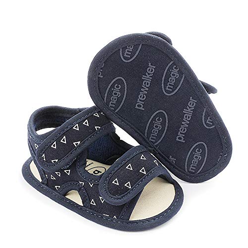 HsdsBebe Infant Baby Boys Girls Summer Beach Sandals Breathable Athletic Anti-slip Soft Sole Newborn First Walker Crib Shoes