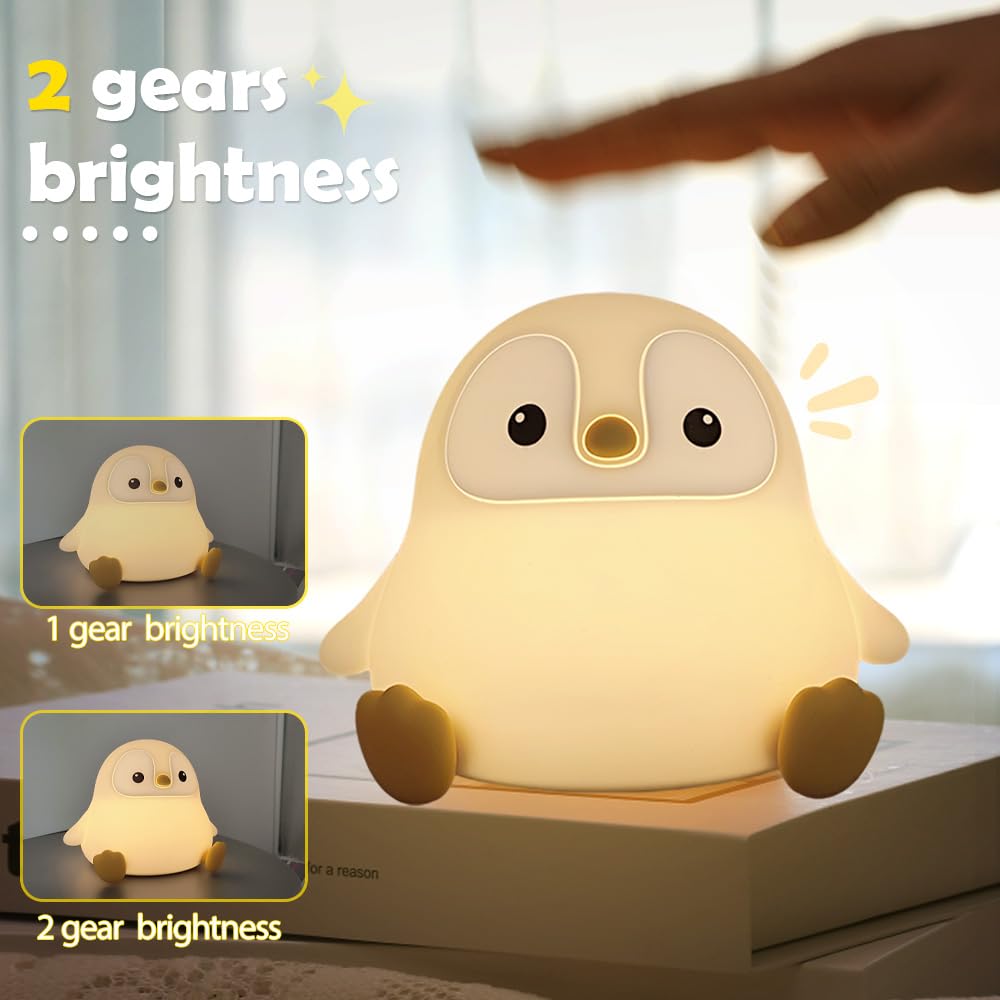 Cute Frog Night Light for Kids, Color Changeable Soft Silicone Sleeping Night Lamp for Nursery, Dimmable Timer Rechargeable Colorful Baby's Light Room Decor Children Gifts