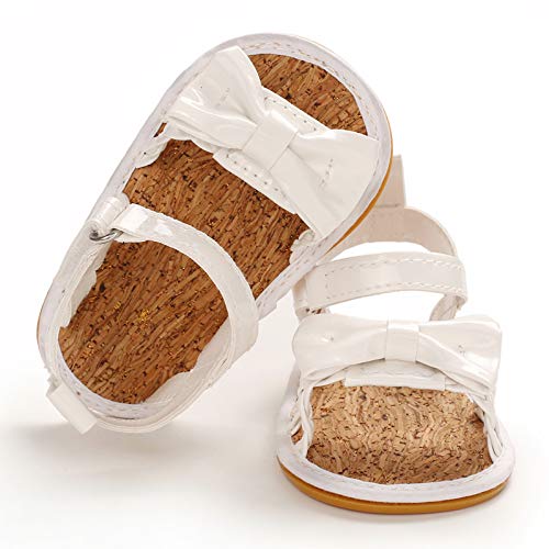 Baby Girl Sandals Summer Crib Shoes Bowknot Soft Sole Infant Girls Princess Dress Flats First Walker Shoes