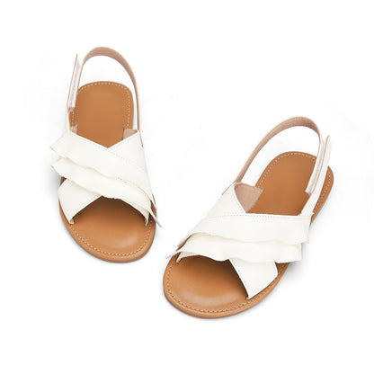 Toddler Girls Sandals Summer Flats Dress Shoes for Baby Little Kids Girl