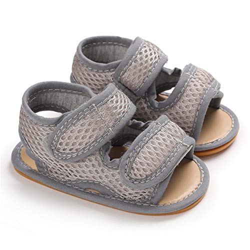 E-FAK Baby Boys Girls Summer Sandals Outdoor Beach Anti-Slip Rubber Soft Sole Newborn Toddler First Walker Shoes