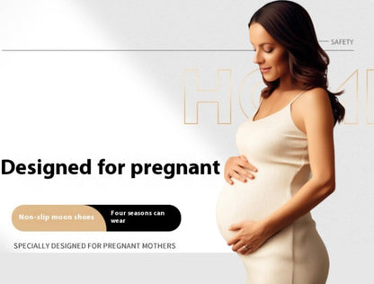 Geerta Fuzzy Hospital Slippers for Postpartum Cute Women Labor and Delivery Shoes with Non Slip Sole Warm Comfortable Memory Foam Kawaii Trendy Comfy Home Maternity Gift for Wife Pregnancy