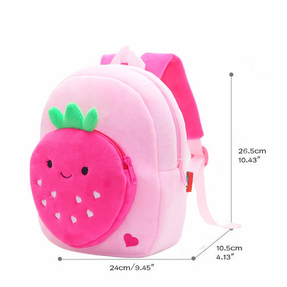 Cute Toddler Backpack Plush Animal Cartoon Mini Travel Daycare Bag for Baby Girl Boy 2-6 Years (Shark Blue)