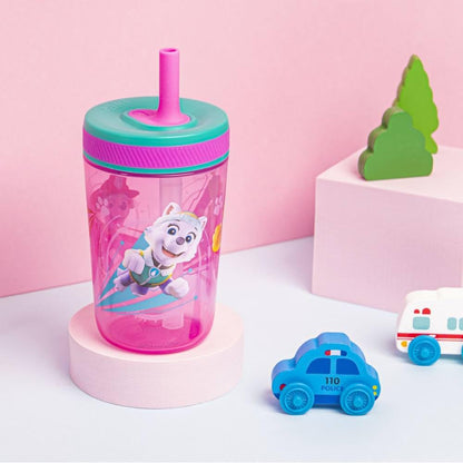 Zak Designs Disney Princess Kelso Toddler Cups For Travel or Home, 15oz 2-Pack Plastic Sippy Cups, Leak-Proof For Kids (Ariel, Aurora, Belle, Cinderella, Jasmine, Mulan, Rapunzel, Tiana)