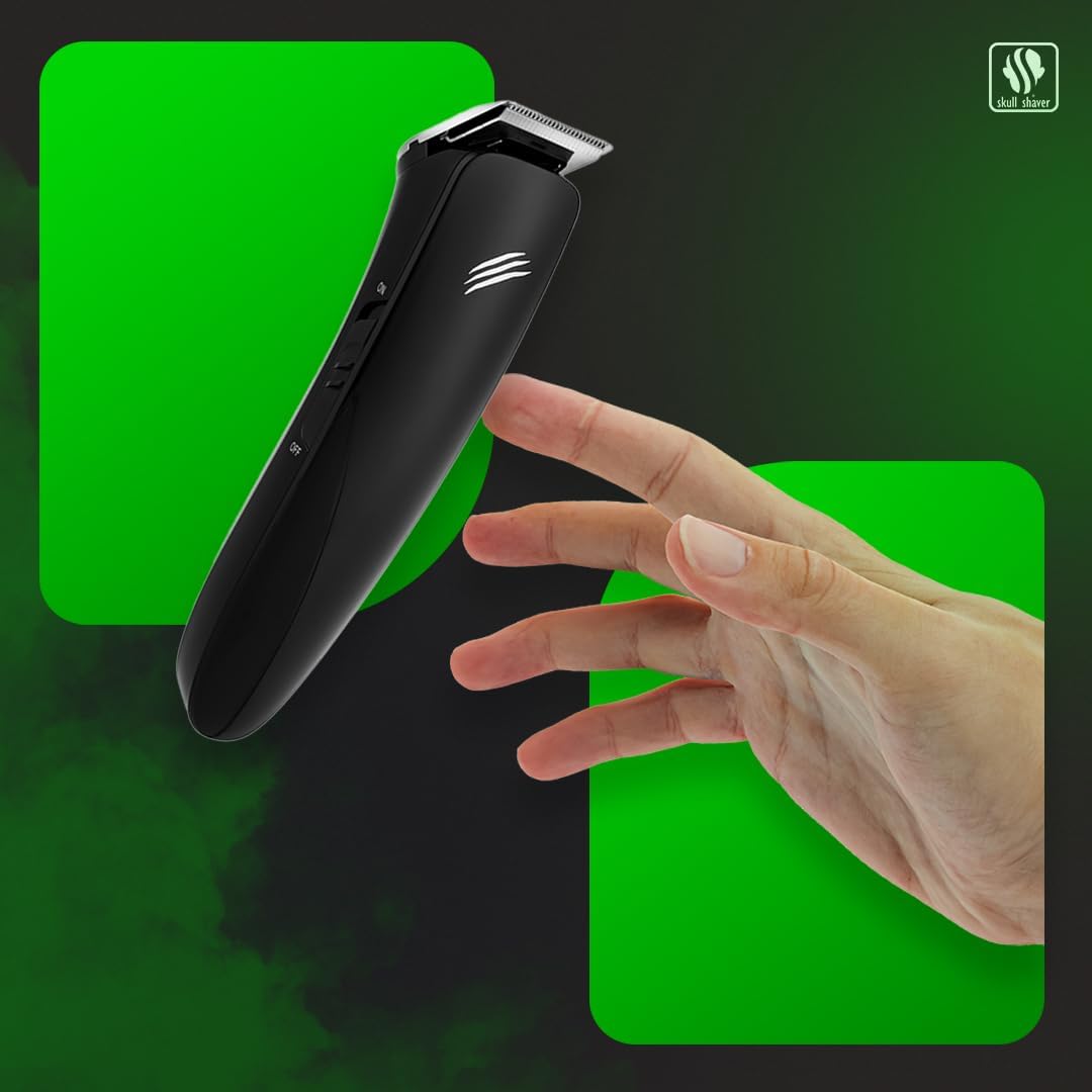 Skull Shaver Baby Beast Trimmer: Ultimate Cordless Hair & Beard Trimmer with Precision Blades | Complete Grooming Kit