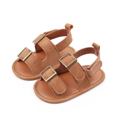 Meckior Baby Infant Boy Girl Sandals Newborn Non-Slip Soft Rubber Sole Sandals for Baby Boys Open-Toe Outdoor Casual Summer First Walkers Shoes