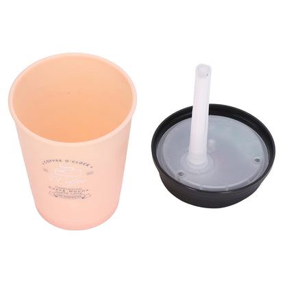 Humidifiers for Bedroom, 300ml Cool Mist Humidifiers, USB Mini Cute Coffee Cup Humidifier, Car Humidifier, Pink Desk Humidifier, Small Humidifier, Low Noise, Auto Shut-Off for Car, Plant, Office(Pink)