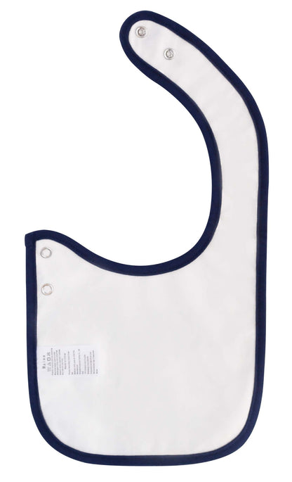 Maiwa 6 Pack Waterproof Cotton Baby Bibs for Girls Boys for Drooling Eating with Snaps