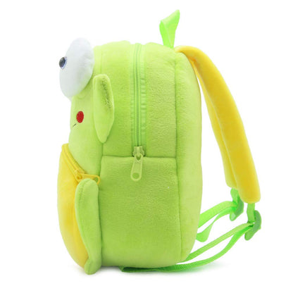 Ladyzone Toddler Backpack Zoo Animals Backpacks Cute Plush Bag Cartoon 10" Preschool Book Bag For 2+ Years Girls Boys