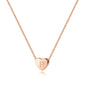 M MOOHAM Heart Initial Necklace Gifts for Girls Women, S925 Sterling Silver Tiny Letter Necklace Birthday Gift for Kids Teen Girl Jewelry
