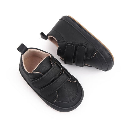 Baby Girls Boys Shoes Soft Anti-Slip Sole Newborn First Walkers High Top Canvas Denim Unisex Infant Sneaker