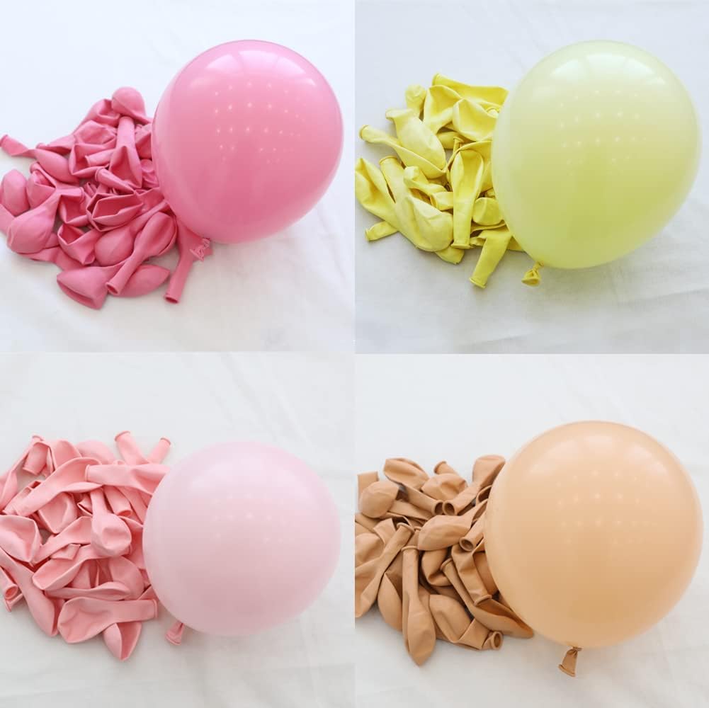 Daisy Balloon Garland Arch Kit Macaron Pastel Pink And Yellow Boho Groovy Party For Baby Shower Wedding Birthday Sunflower Decor