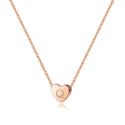 M MOOHAM Heart Initial Necklace Gifts for Girls Women, S925 Sterling Silver Tiny Letter Necklace Birthday Gift for Kids Teen Girl Jewelry