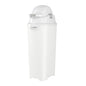 Foundations Tall Diaper Pail with Airtight Lid - Durable & Odorless Diaper Disposal, Large Capacity, Holds up to 60 Newborn Diapers, Refill with Any Bags - Gray
