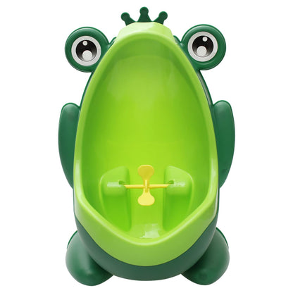Cute Frog Potty Training Urinal for Boys with Funny Aiming Target - Coffee