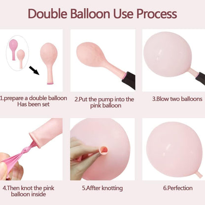 Double Stuffed Nude Balloon Garalnd Blush Beige Balloons Cream Brown Balloon Arch Kit Different Sizes Ivory Latex Balloons For Neutral Baby Shower Gender Reveal Birthday Boho Party Decorations