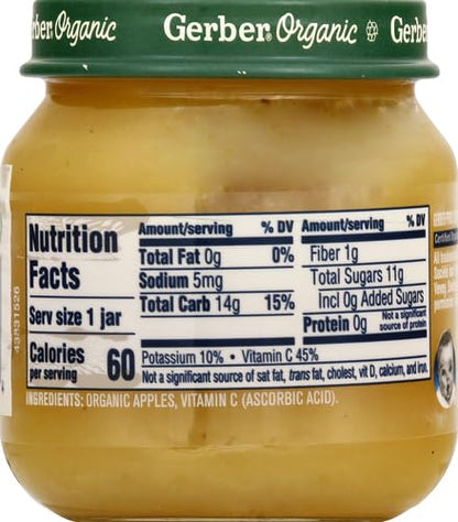 Gerber Organic Banana Baby Food, 4 Oz Jar