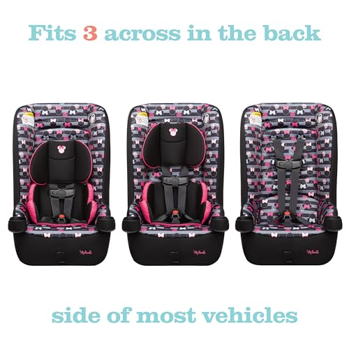 Disney Baby Jive 2 in 1 Convertible Car Seat,Rear-Facing 5-40 pounds and Forward-Facing 22-65 pounds, Mickey Teal