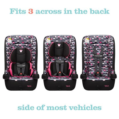 Disney Baby Jive 2 in 1 Convertible Car Seat,Rear-Facing 5-40 pounds and Forward-Facing 22-65 pounds, Mickey Teal