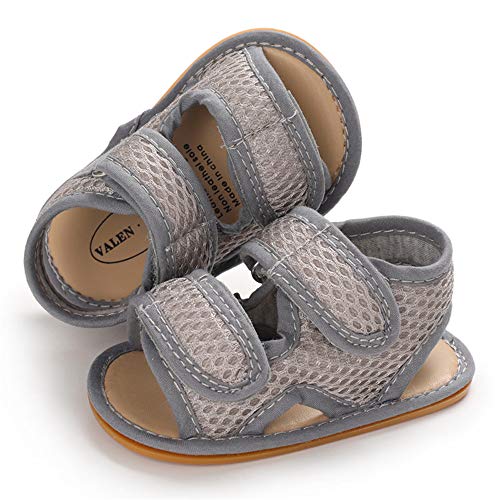 E-FAK Baby Boys Girls Summer Sandals Outdoor Beach Anti-Slip Rubber Soft Sole Newborn Toddler First Walker Shoes